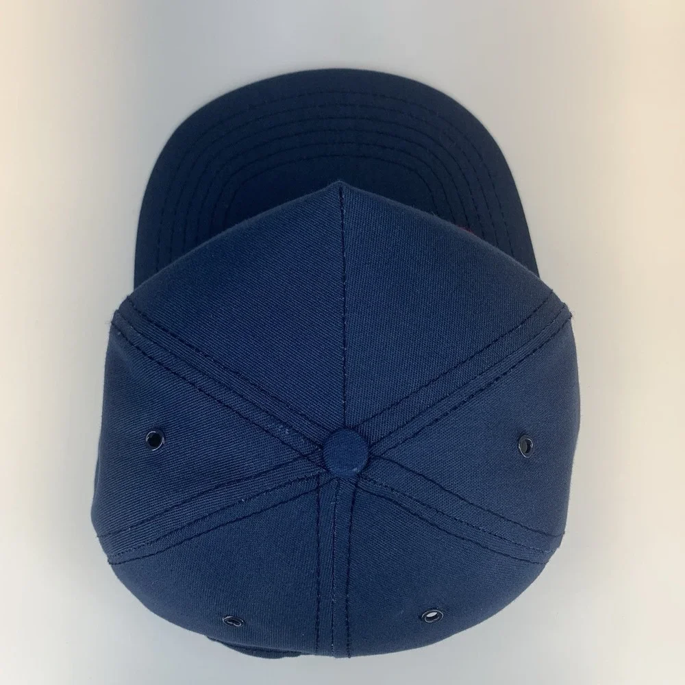Vintage Walmart Supercenter Trucker Hat Blue Snapback Paramount Cap Made in USA